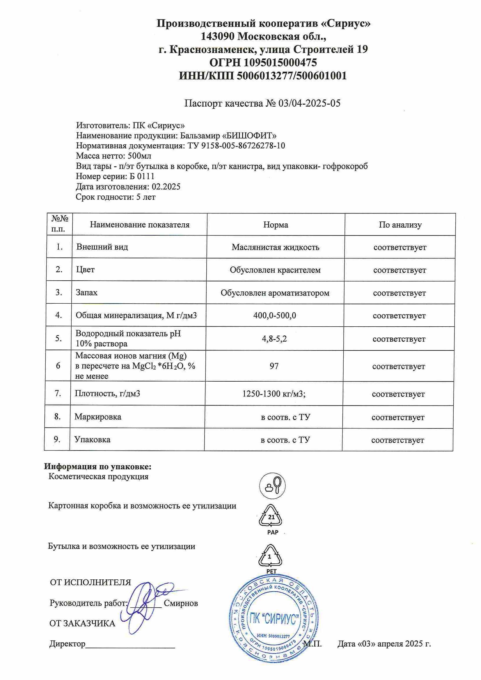 Паспорт №022025